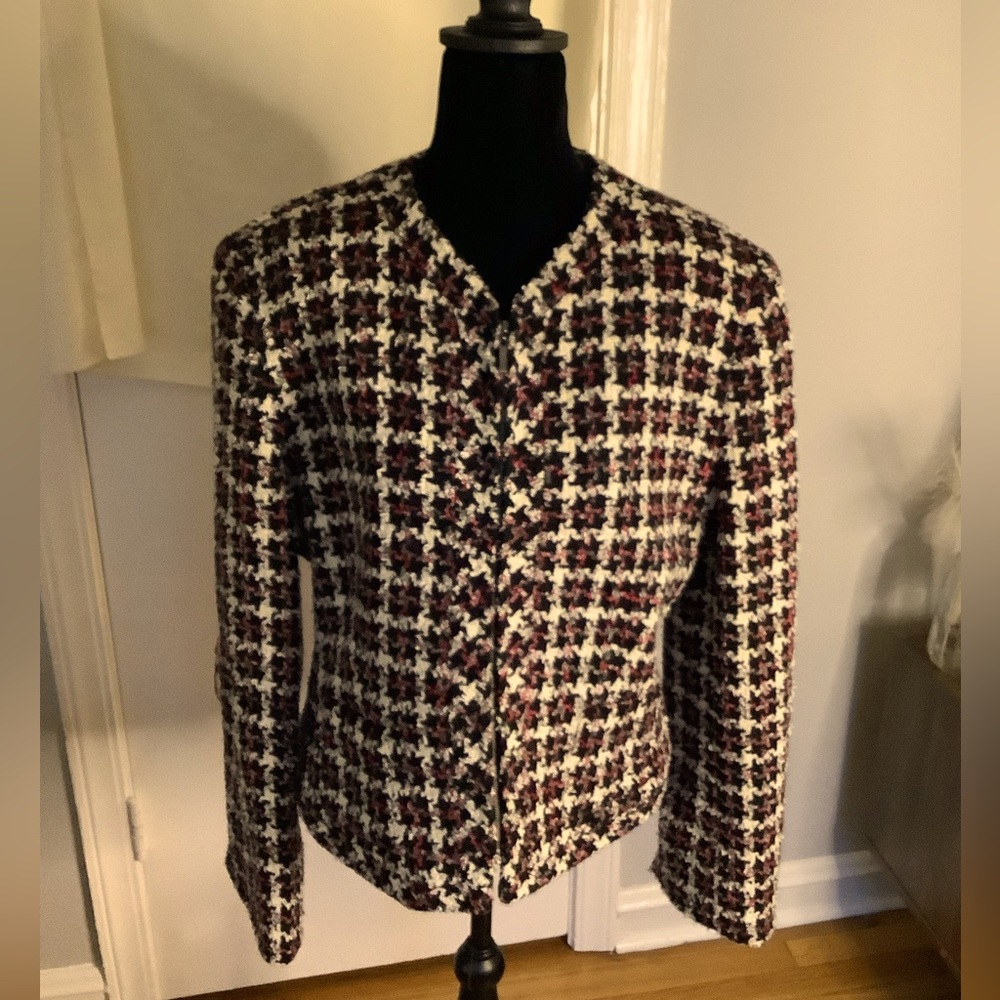 Jones New York Twill Blazer